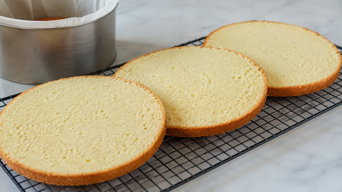 Molly Cake vanille haut coupé en trois disques