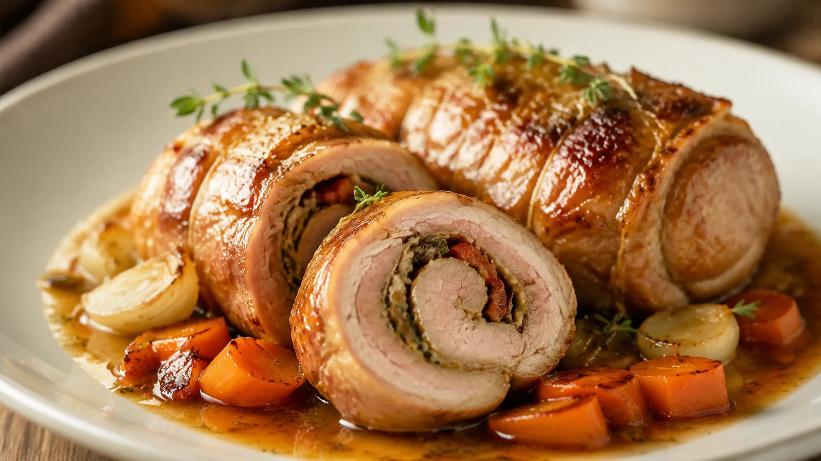 Paupiettes de porc au four : la recette inratable avec temps précis par poids