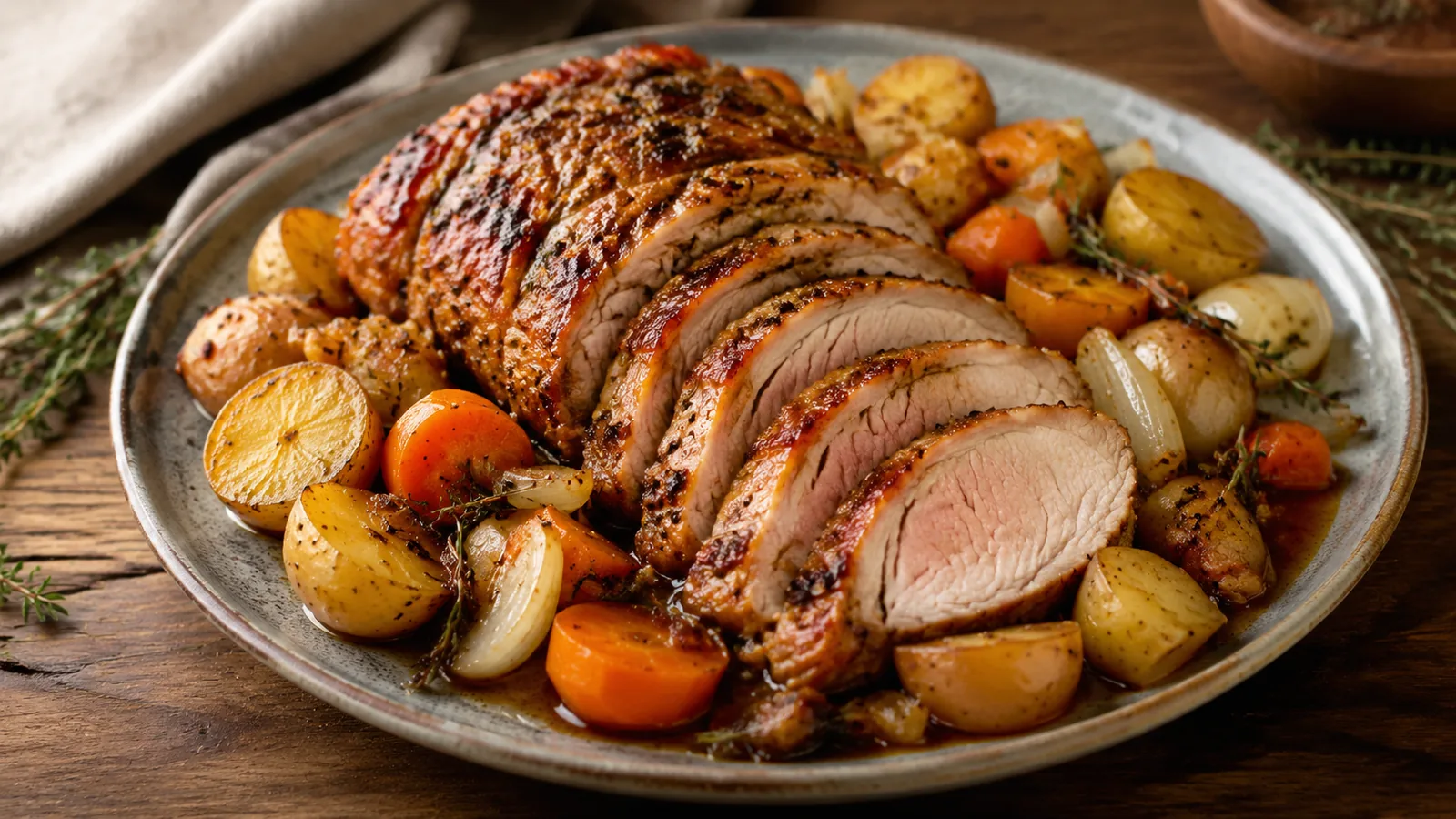 Rôti de porc à la cocotte : la recette tendre en sauce