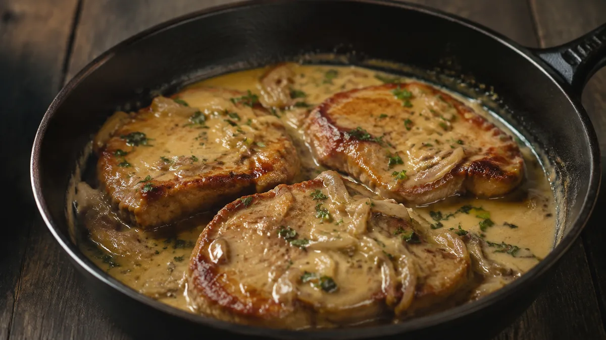 Tendrons de veau dorés à la poêle sauce vin blanc échalotes