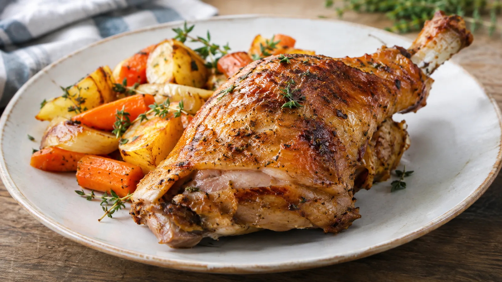 Cuisse de dinde au four : la recette moelleuse