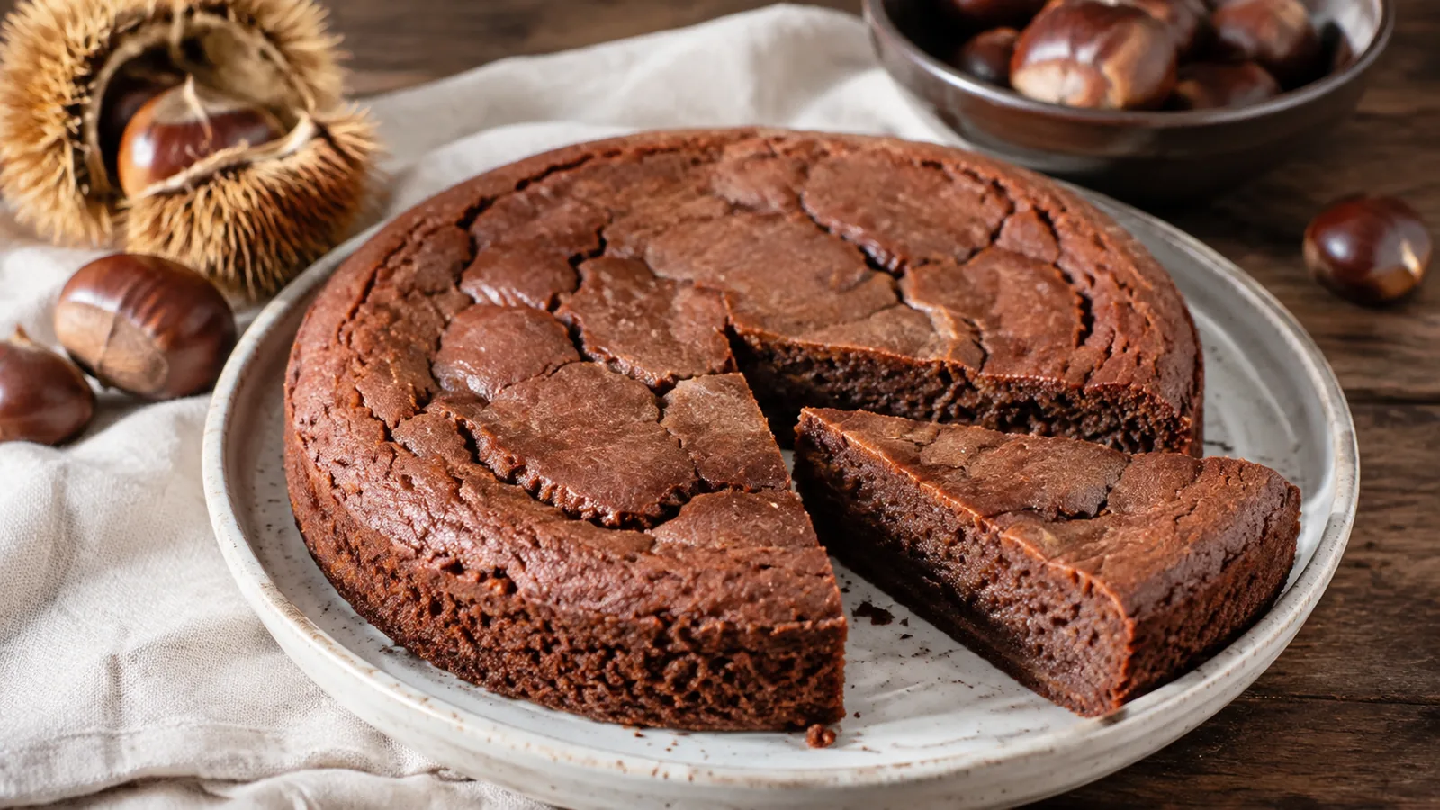 Gateau farine de chataigne : recette moelleuse et facile