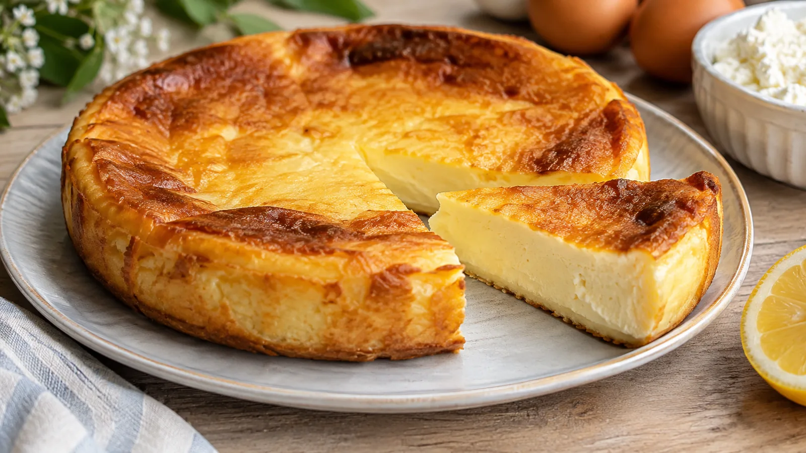 Recette fiadone traditionnel corse : le vrai gâteau au brocciu